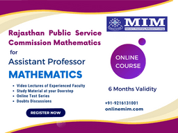 RPSC Assistant professor maths coaching