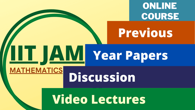 IIT JAM Maths Course