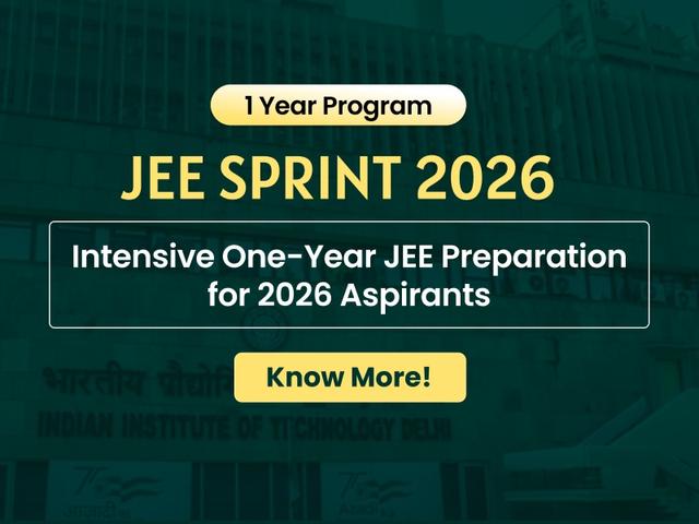 JEE Sprint 2026 - 1 Year Program