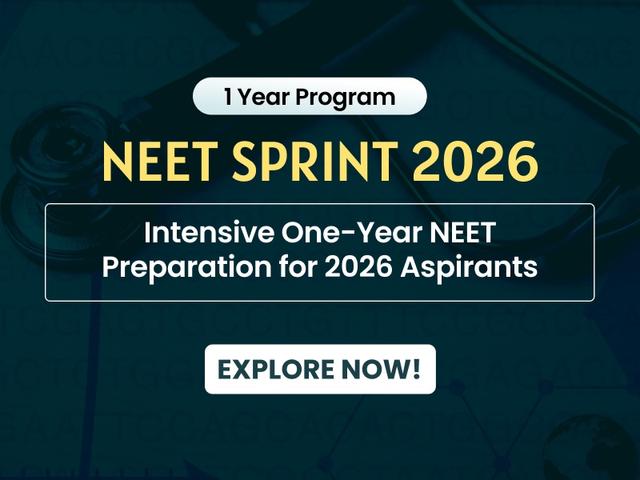 NEET Sprint 2026 - 1 Year Program